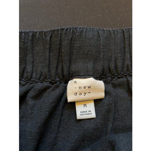 A New Day Black Wrap Skirt - Picture 2 of 5